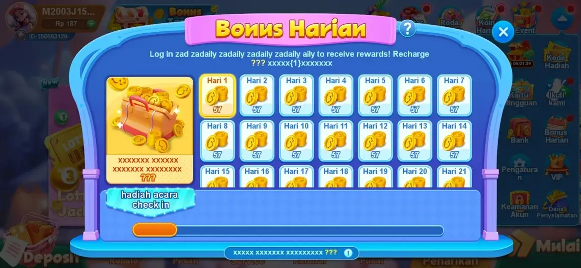 V87 APK Screenshot Lobby Utama